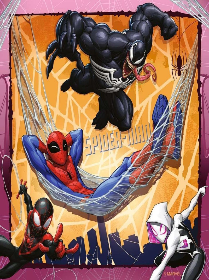Puzzle Attaque spéciale Spider-man 3x49 pcs N/A - Kiabi