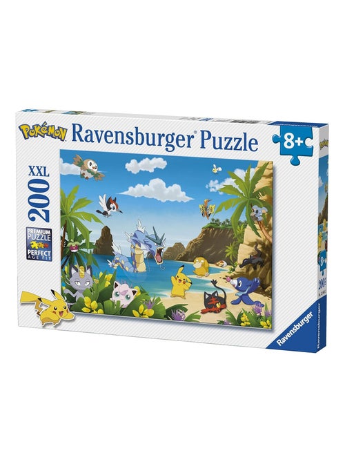 Puzzle Attrapez-les tous Pokémon 200 pcs XXL - Kiabi