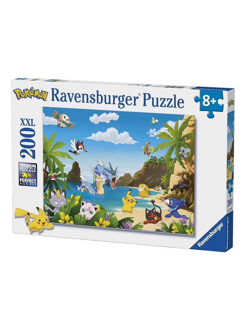 Puzzle Attrapez-les tous Pokémon 200 pcs XXL N/A - Kiabi