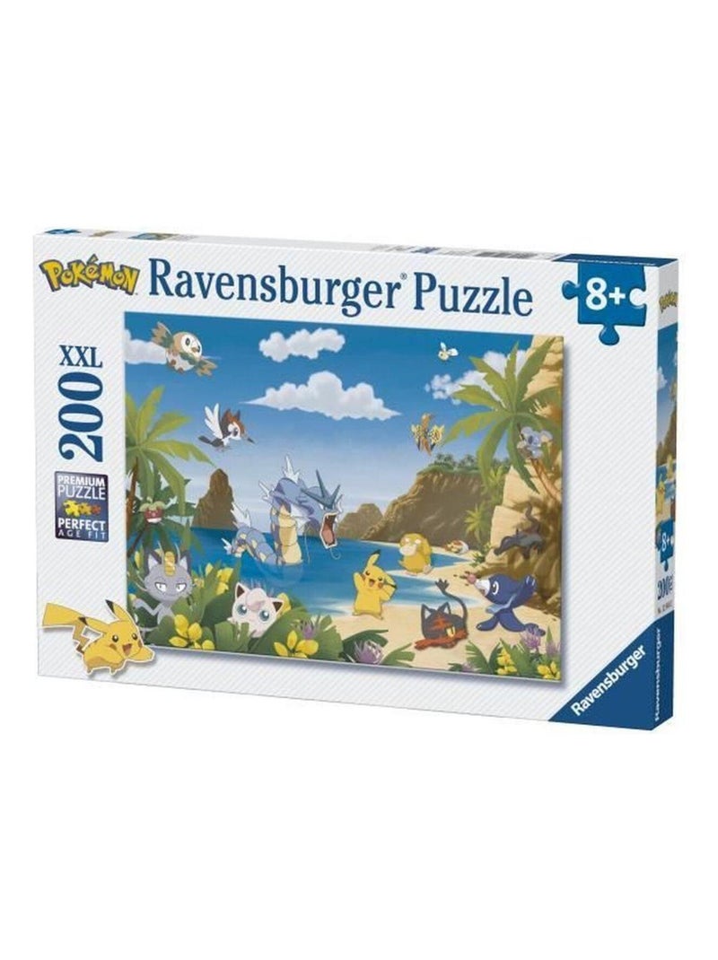 Puzzle Attrapez-les tous Pokémon 200 pcs XXL N/A - Kiabi