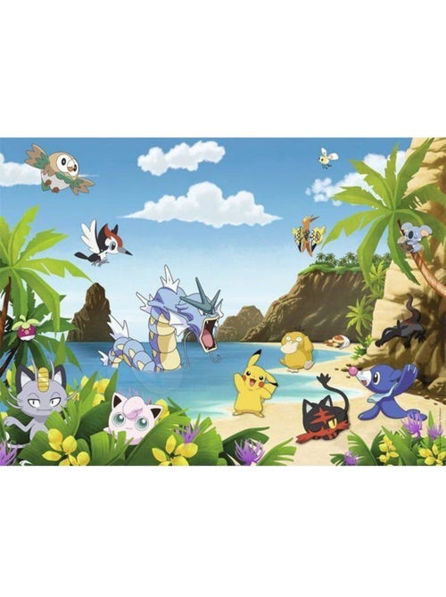 Puzzle Attrapez-les tous Pokémon 200 pcs XXL - Kiabi Puzzle Attrapez-les tous Pokémon 200 pcs XXL - Kiabi