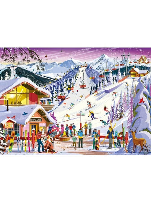 Puzzle au rythme des pistes 1000 pcs - Kiabi
