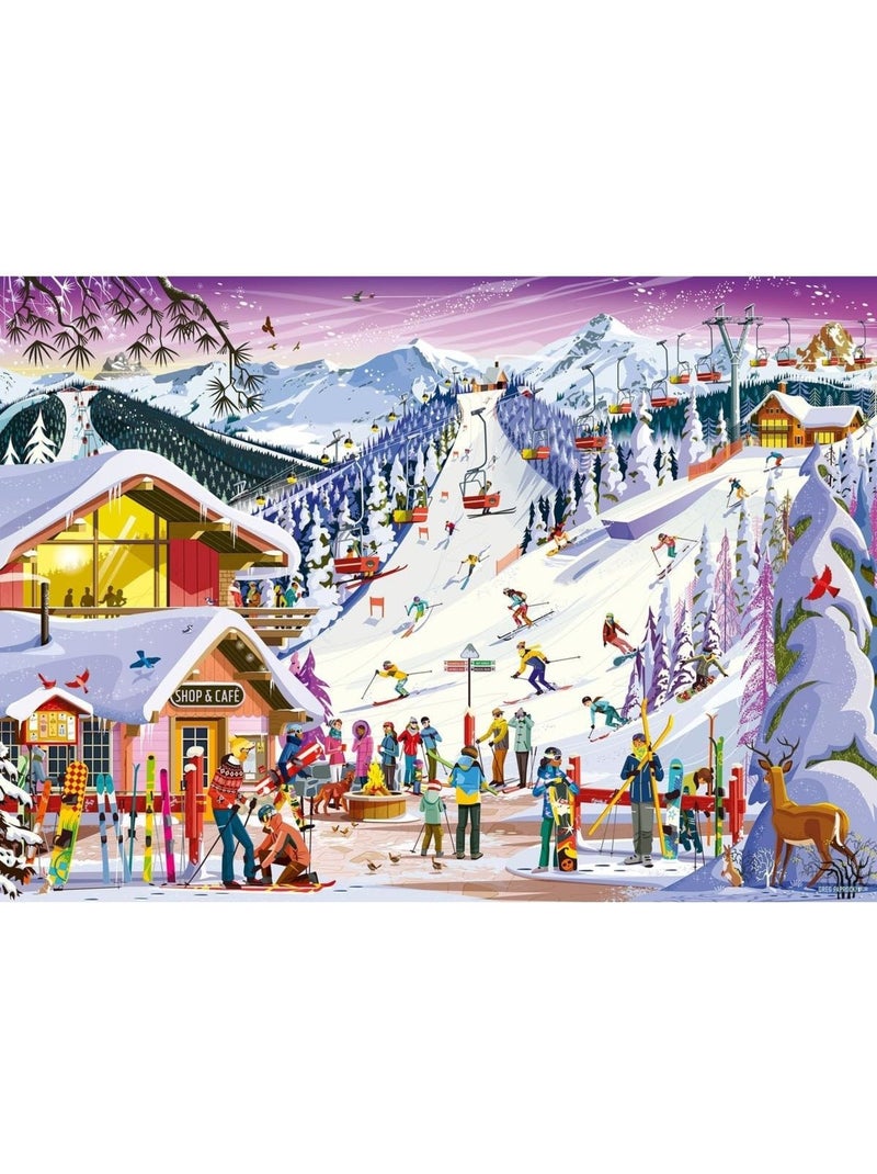Puzzle au rythme des pistes 1000 pcs N/A - Kiabi