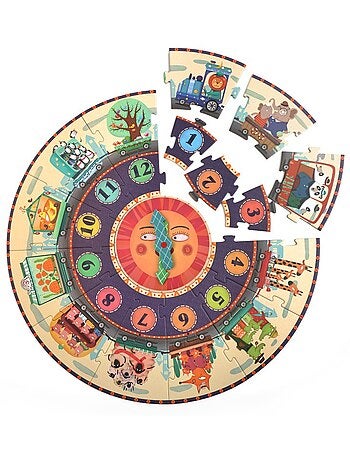 Puzzle auto-correcteur horloge