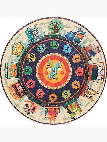 Puzzle auto-correcteur horloge