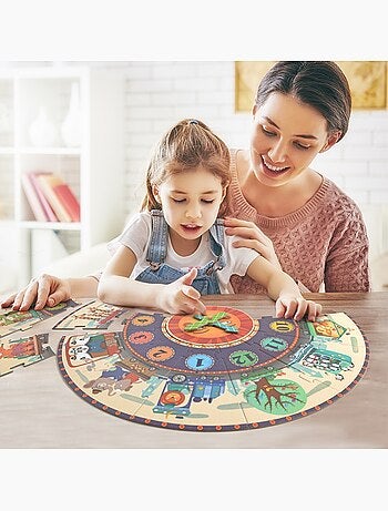 Puzzle auto-correcteur horloge