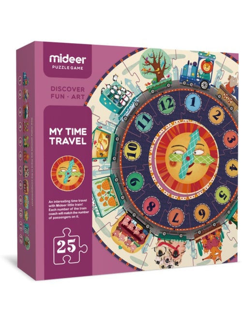 Puzzle auto-correcteur horloge - Kiabi