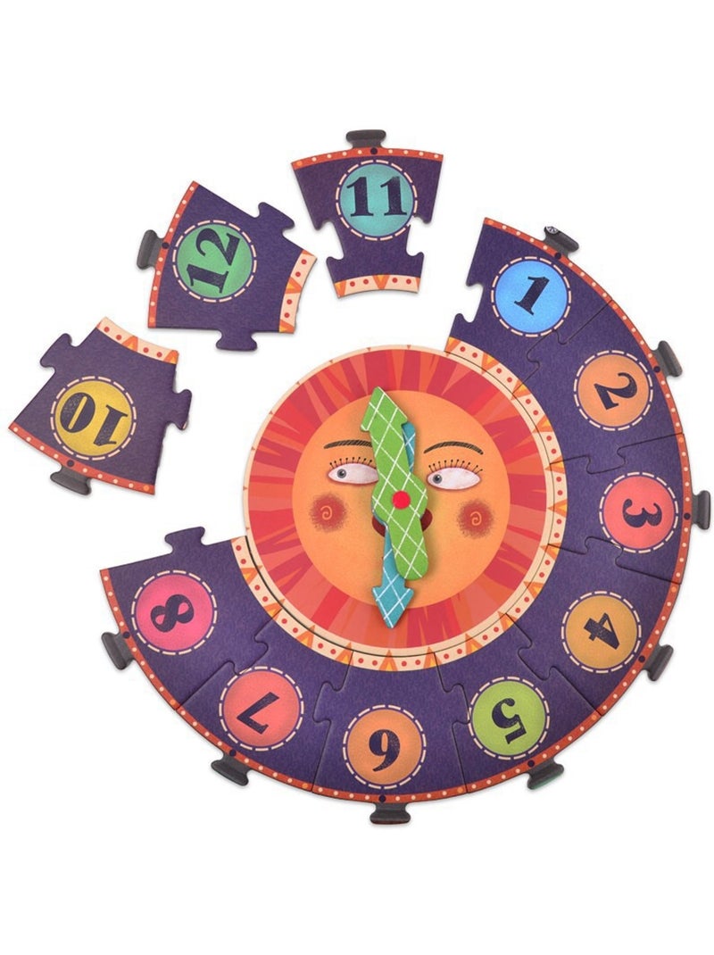 Puzzle auto-correcteur horloge N/A - Kiabi