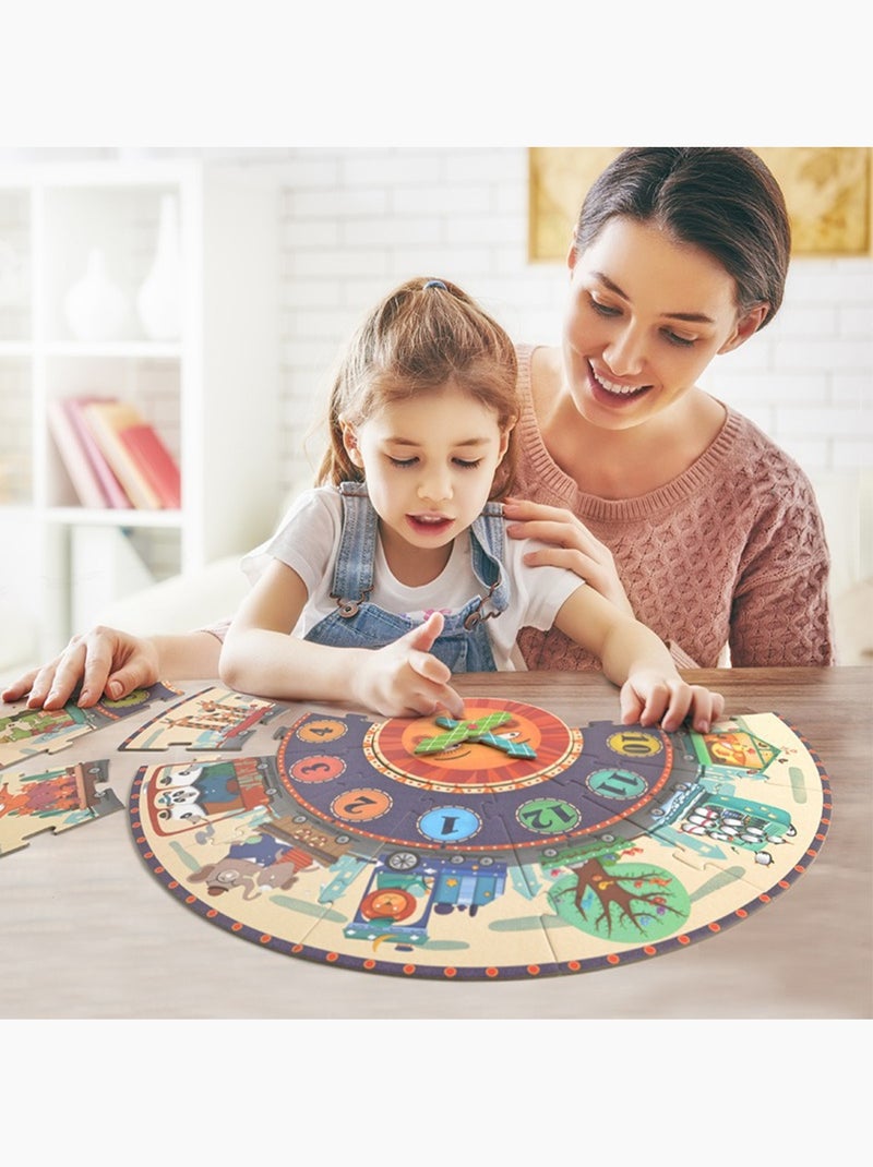 Puzzle auto-correcteur horloge N/A - Kiabi