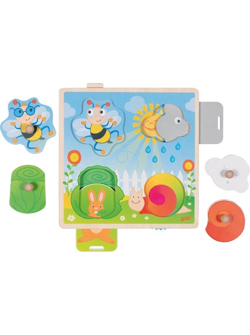 Puzzle avec images cachées - dans le jardin - Kiabi Puzzle avec images cachées - dans le jardin - Kiabi