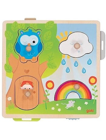 Puzzle avec images cachées - hibou