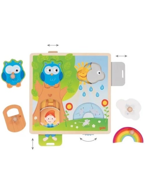 Puzzle avec images cachées - hibou - Kiabi Puzzle avec images cachées - hibou - Kiabi