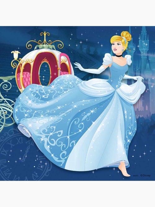 Puzzle Aventure des princesses Disney 3x49 pcs - Kiabi