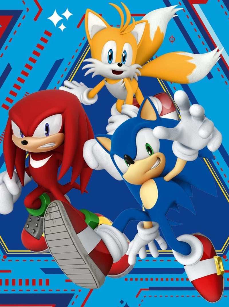 Puzzle Aventures de Sonic 3x49 pcs N/A - Kiabi