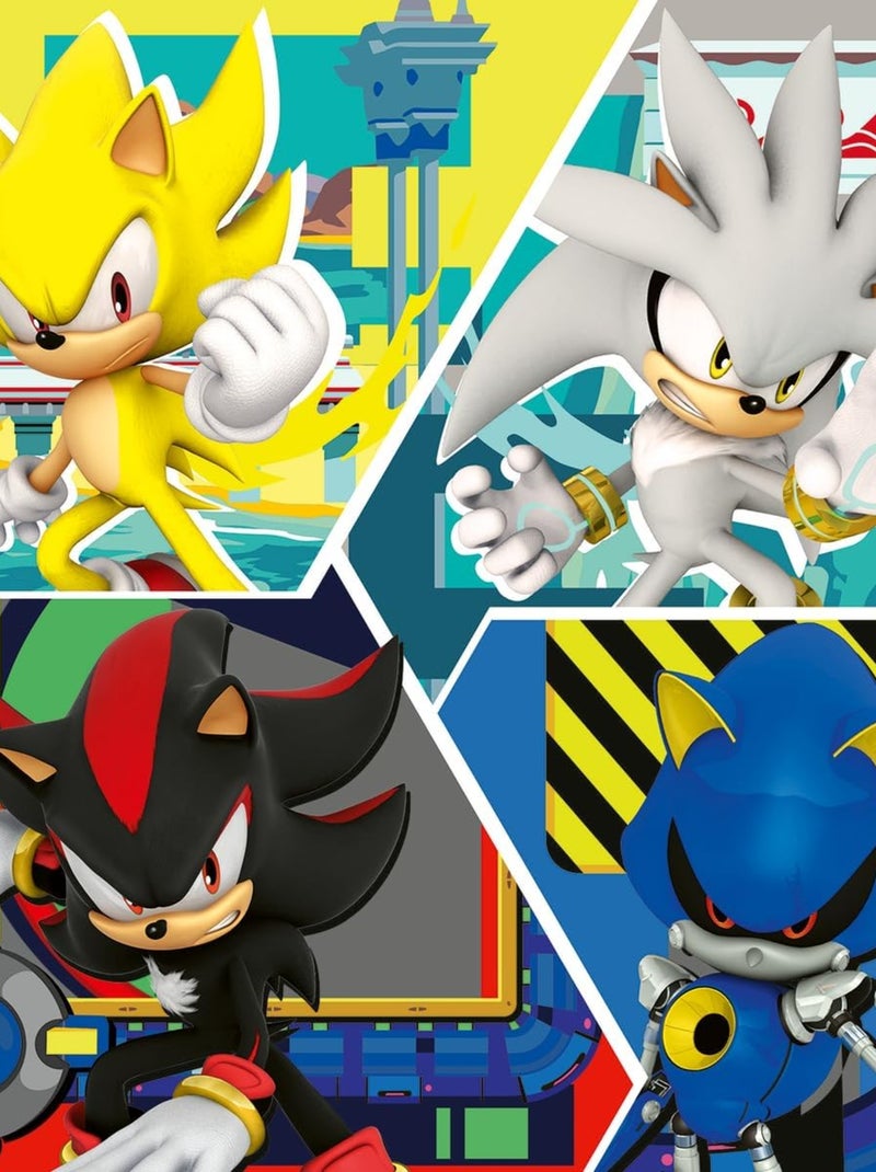 Puzzle Aventures de Sonic 3x49 pcs N/A - Kiabi