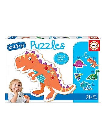 Puzzle baby 3-5 pièces - Dinosaures - Kiabi