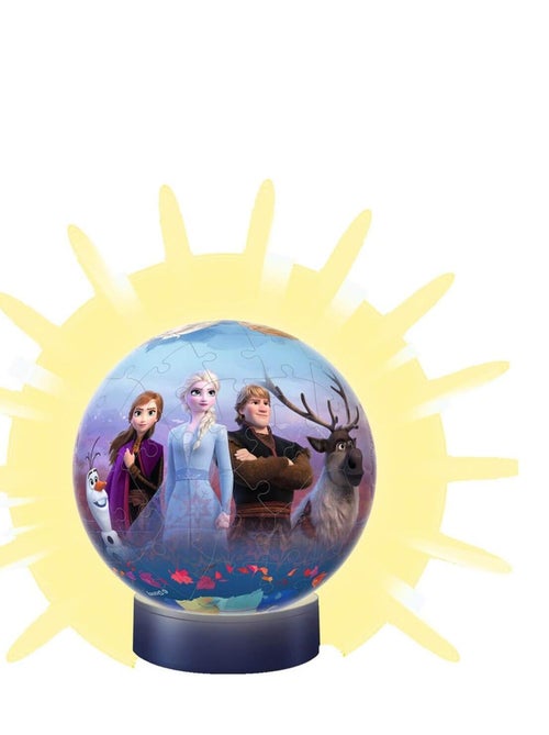 Puzzle Ball 3D 72 pièces illuminé : La Reine des Neiges 2 (Frozen 2) - Kiabi