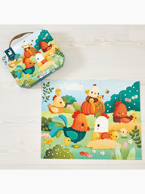Puzzle Bienvenue à la Basse-cour 20 pcs - Kiabi
