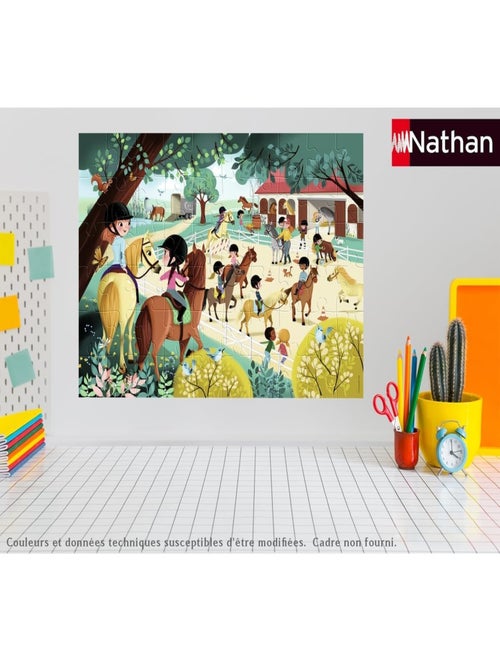 Puzzle Bienvenue au centre équestre 60 pcs - Kiabi