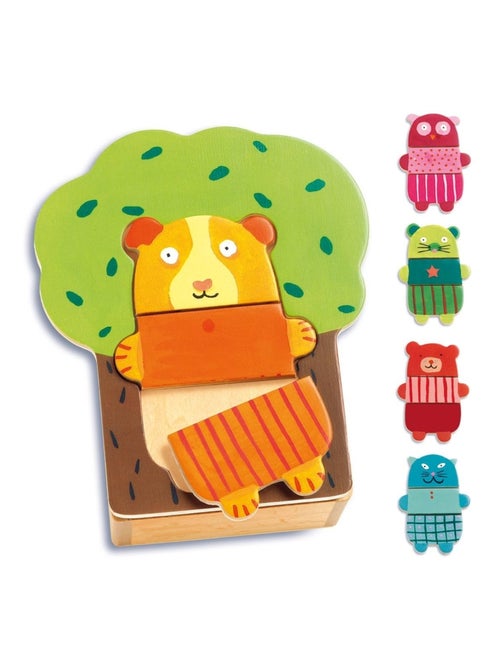 Puzzle bois Arbra doudou - Kiabi