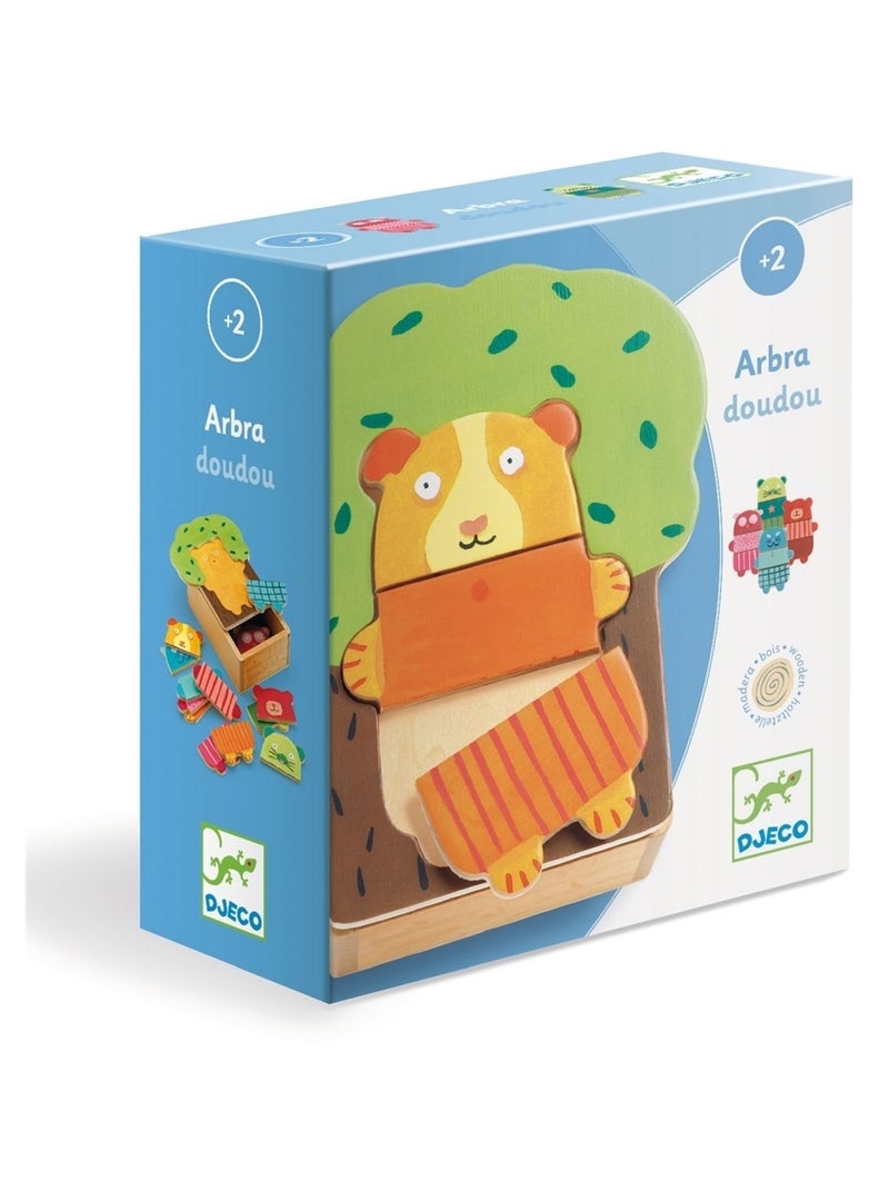 Puzzle bois Arbra doudou N/A - Kiabi