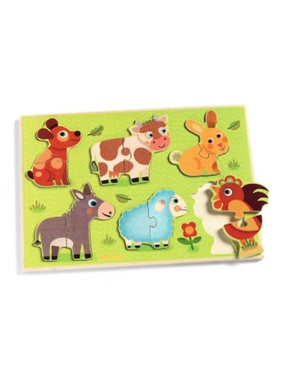 Puzzle bois coucou prairie