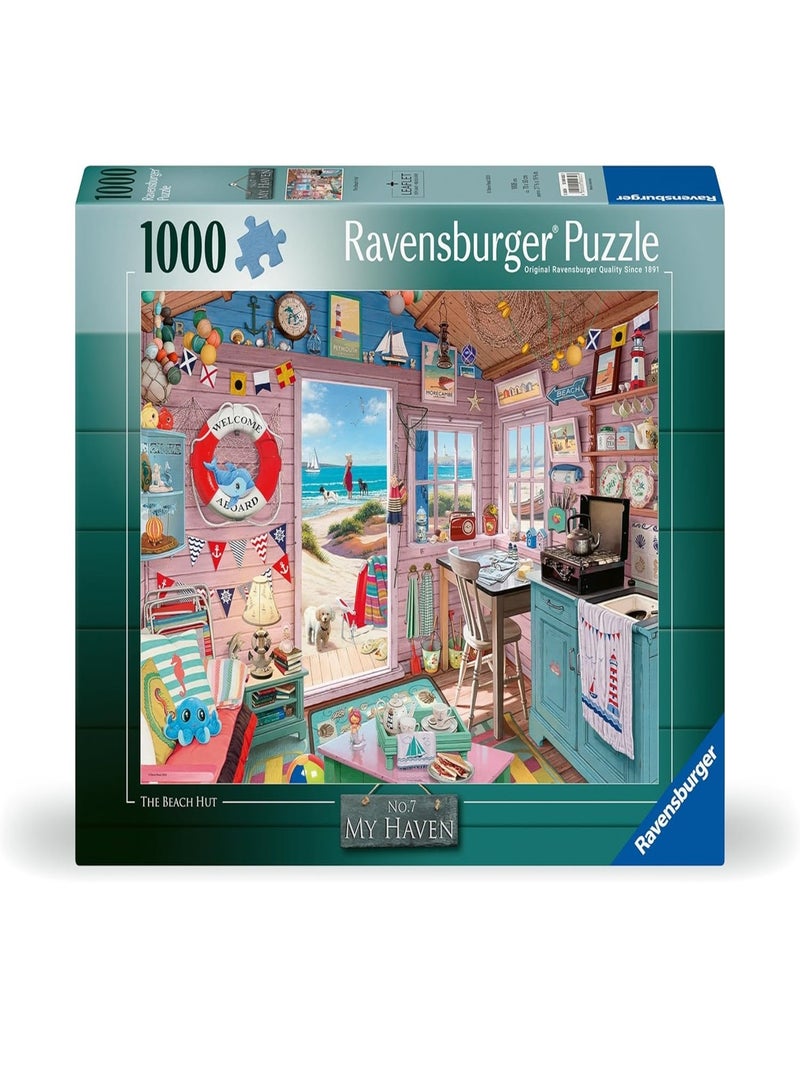 Puzzle Cabanon de la plage 1000 pcs N/A - Kiabi