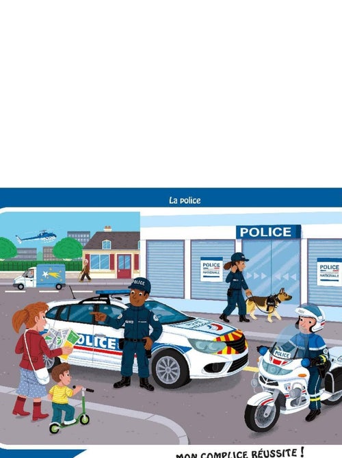 Puzzle cadre 15 pièces : La police - Kiabi