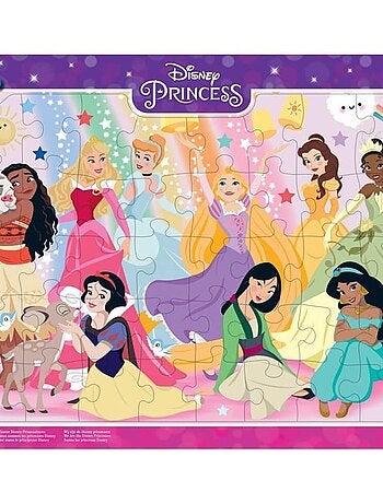 Puzzle cadre 40 pièces : Princesses Disney : Nous sommes les princesses