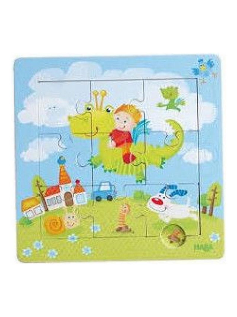 Puzzle cadre en bois - Chevalier N/A - Kiabi