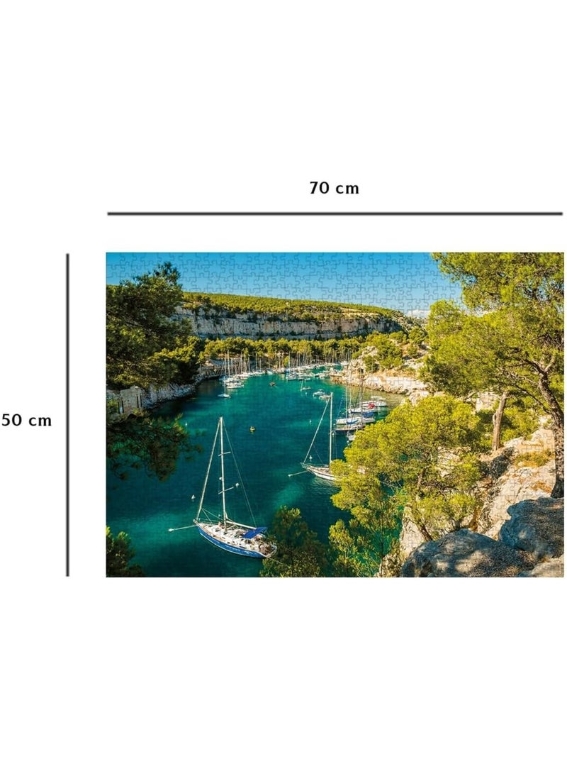 Puzzle Calanque de Port-Miou 1000 pcs N/A - Kiabi