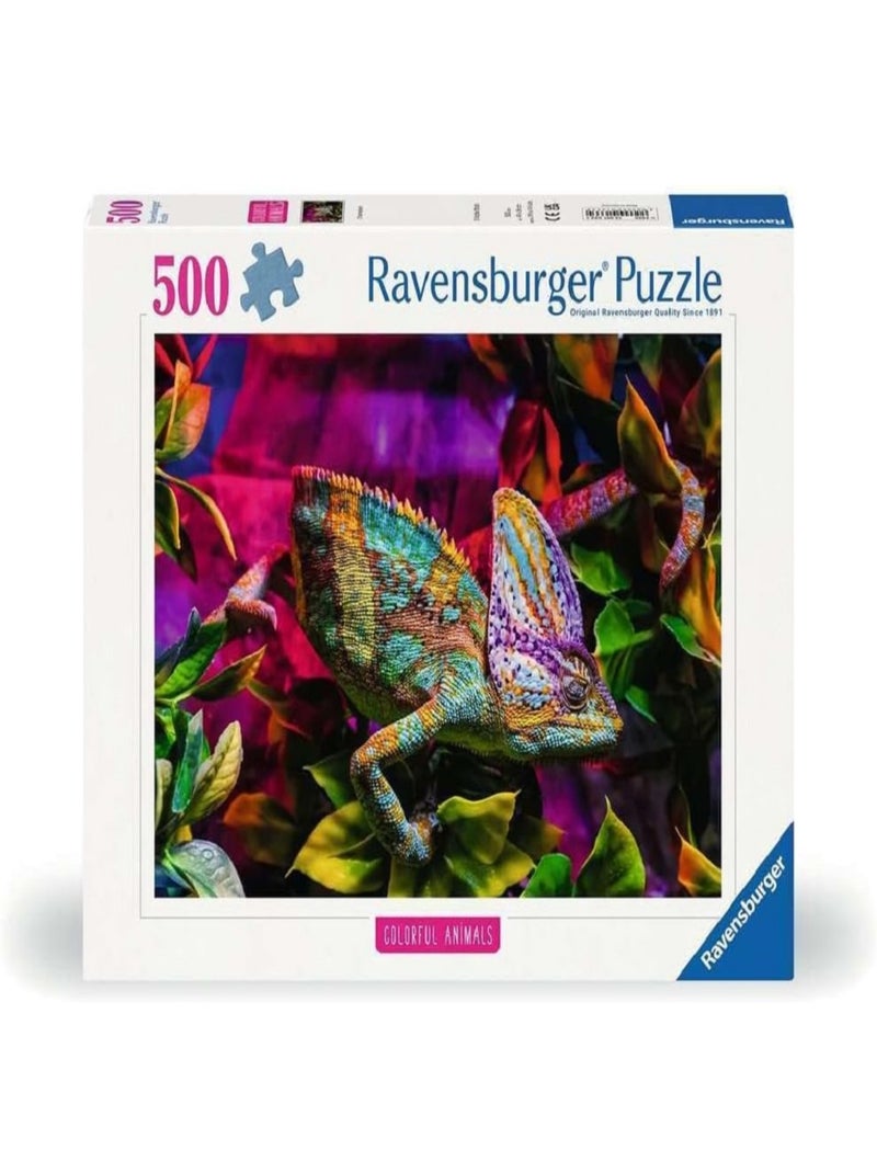 Puzzle Caméléon 500 pièces N/A - Kiabi