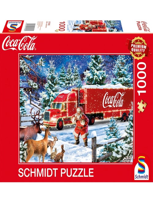 Puzzle Camion de Noël Coca Cola 1000 pcs - Kiabi