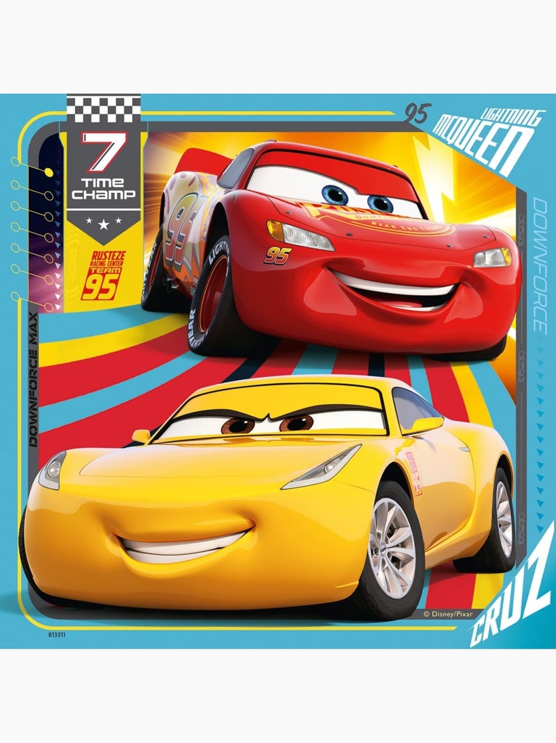 Puzzle cars les légendes de la route 3x49 pcs N/A - Kiabi