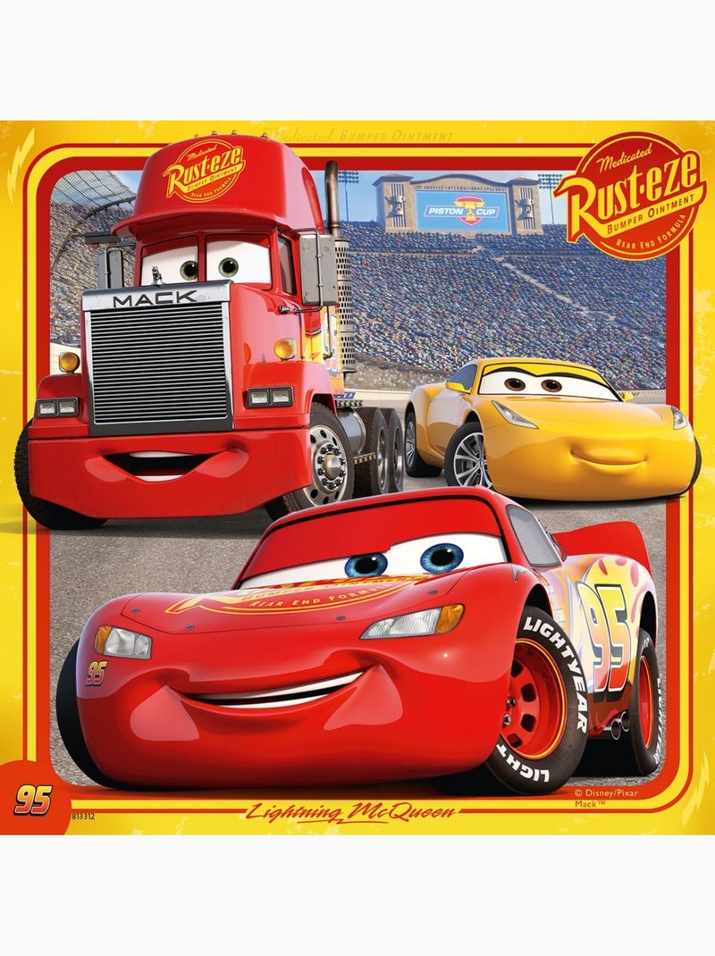 Puzzle cars les légendes de la route 3x49 pcs N/A - Kiabi