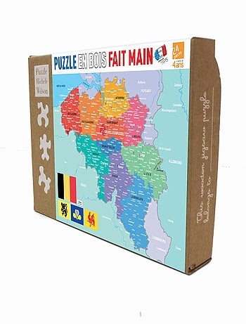 Puzzle Carte de la Belgique