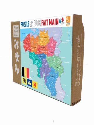 Puzzle Carte de la Belgique