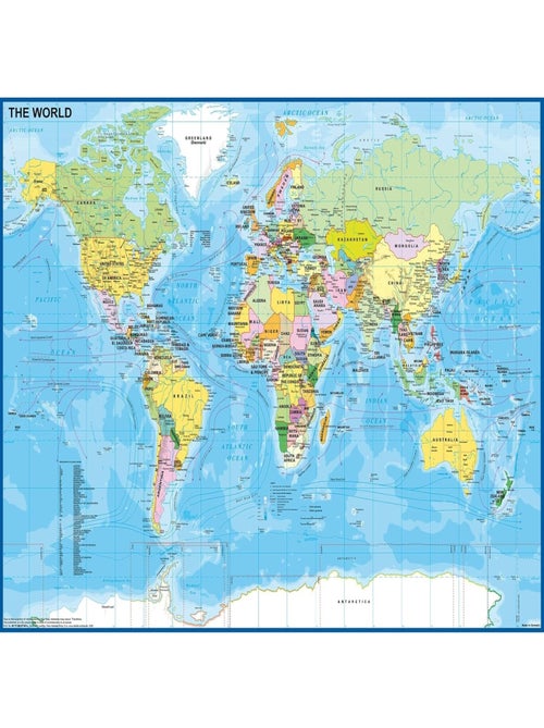 Puzzle Carte du monde 200 pcs - Kiabi