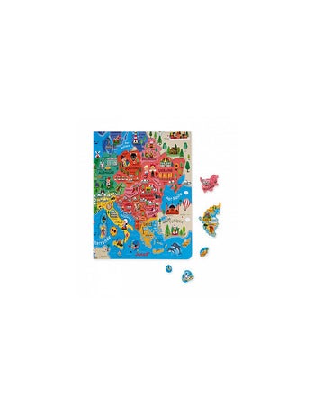 Puzzle Carte Europe Magnetique - Kiabi