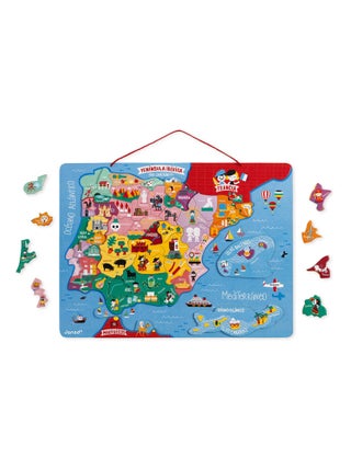 Puzzle carte Péninsule Ibérique magnétique