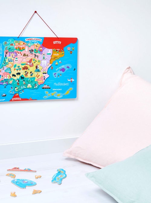 Puzzle carte Péninsule Ibérique magnétique - Kiabi