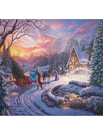 Puzzle Cendrillon ramène le sapin 1000 pcs