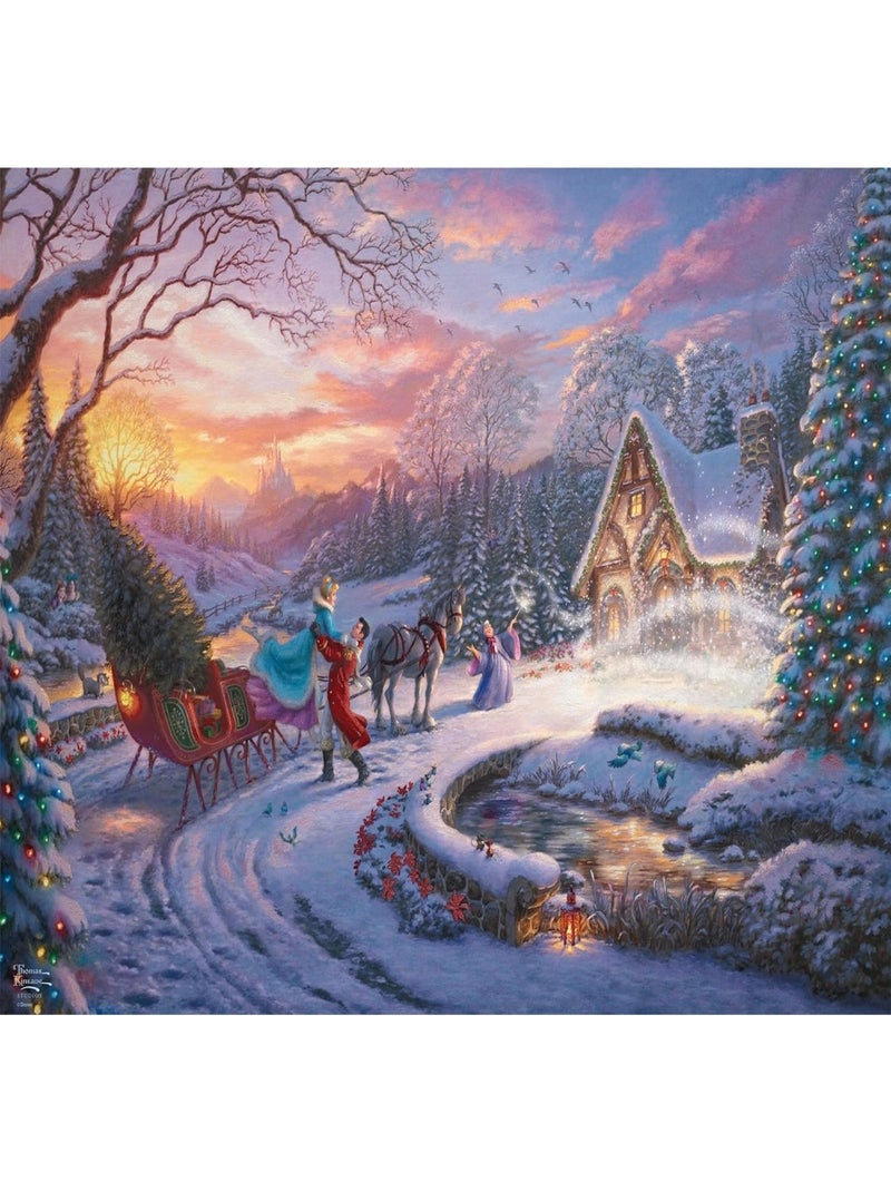 Puzzle Cendrillon ramène le sapin 1000 pcs N/A - Kiabi