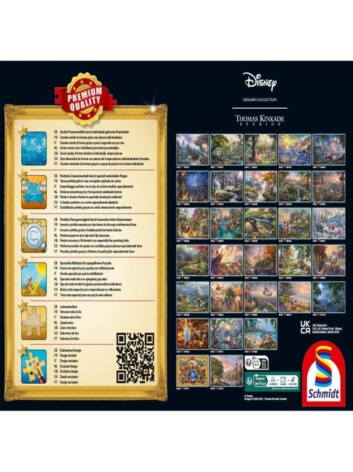 Puzzle Cendrillon ramène le sapin 1000 pcs - Kiabi