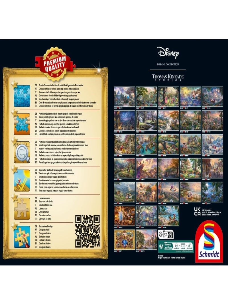 Puzzle Cendrillon ramène le sapin 1000 pcs N/A - Kiabi