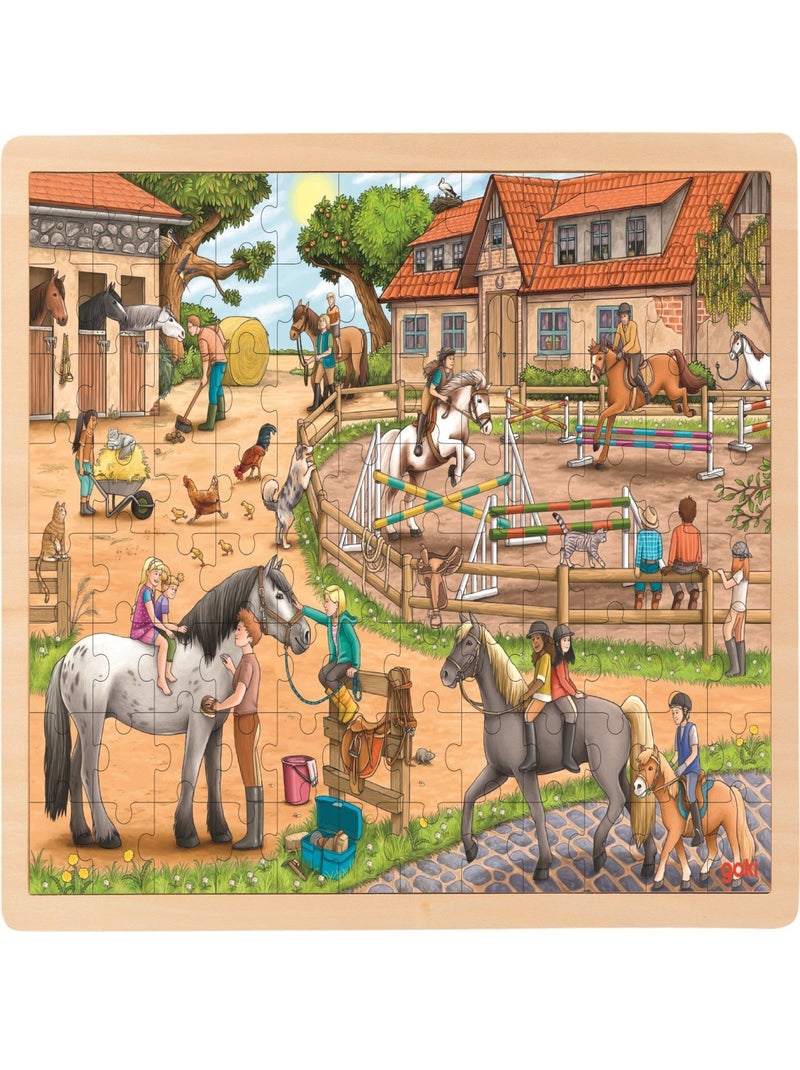 Puzzle Centre équestre N/A - Kiabi