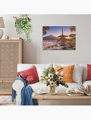 Puzzle cerisiers en fleurs du mont fuji 1000 pcs