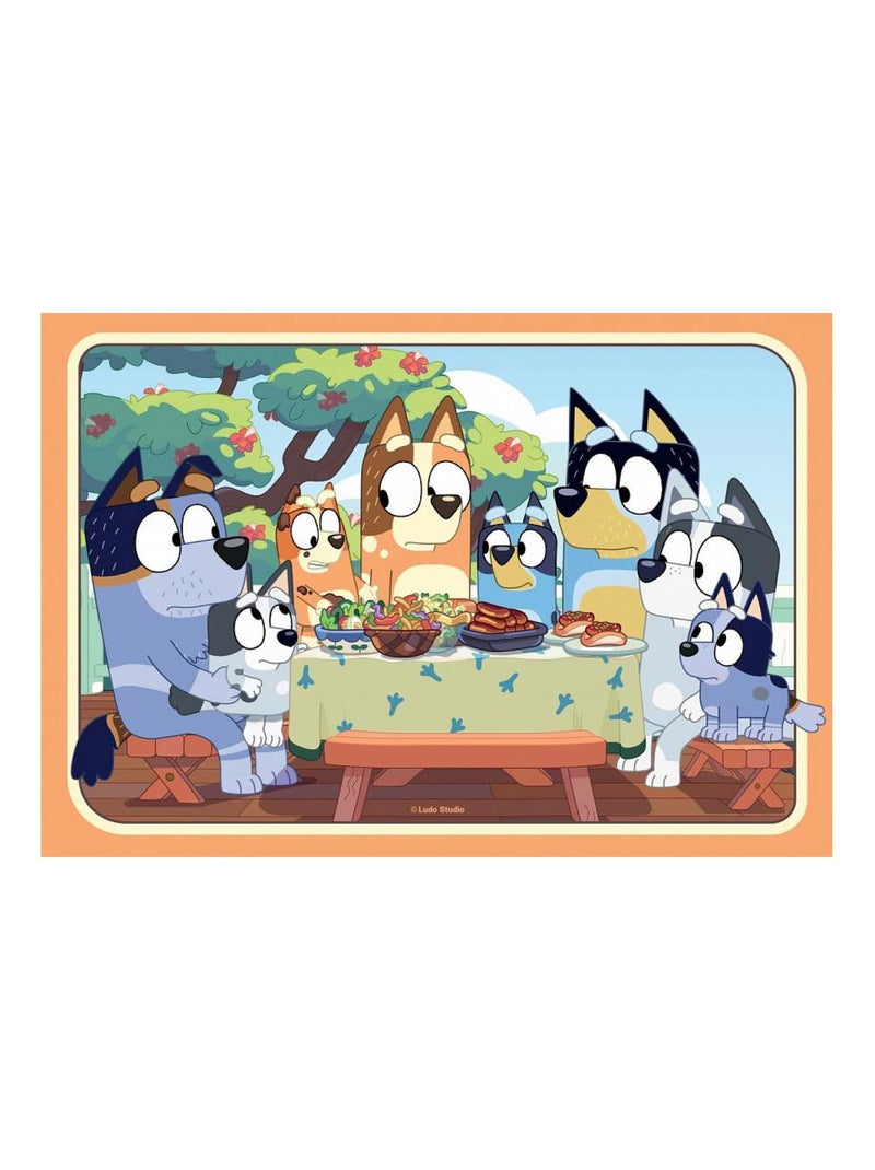 Puzzle C'est parti avec Bluey 2x24 pcs N/A - Kiabi