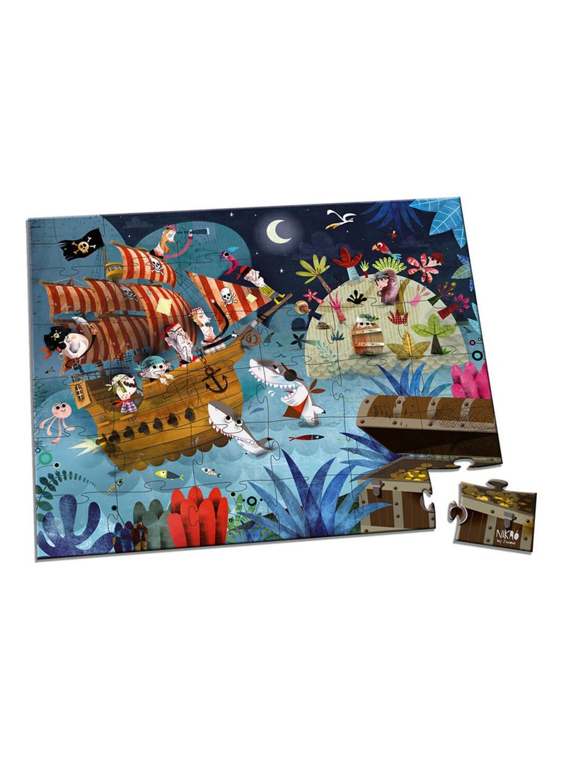 Puzzle Chasse au trésor 36 pcs N/A - Kiabi