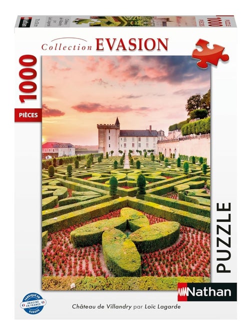 Puzzle Château de Villandry 1000 pcs - Kiabi